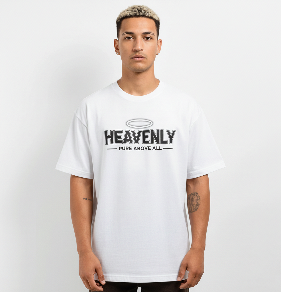 HEAVENLY — PURE ABOVE ALL (WHITE T-SHIRT)